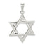 Sterling Silver Polished Star of David Pendant