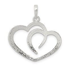 Sterling Silver Polished Heart Pendant