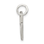 Sterling Silver 925 Sign Language Charm with Antiqued Polished Finish