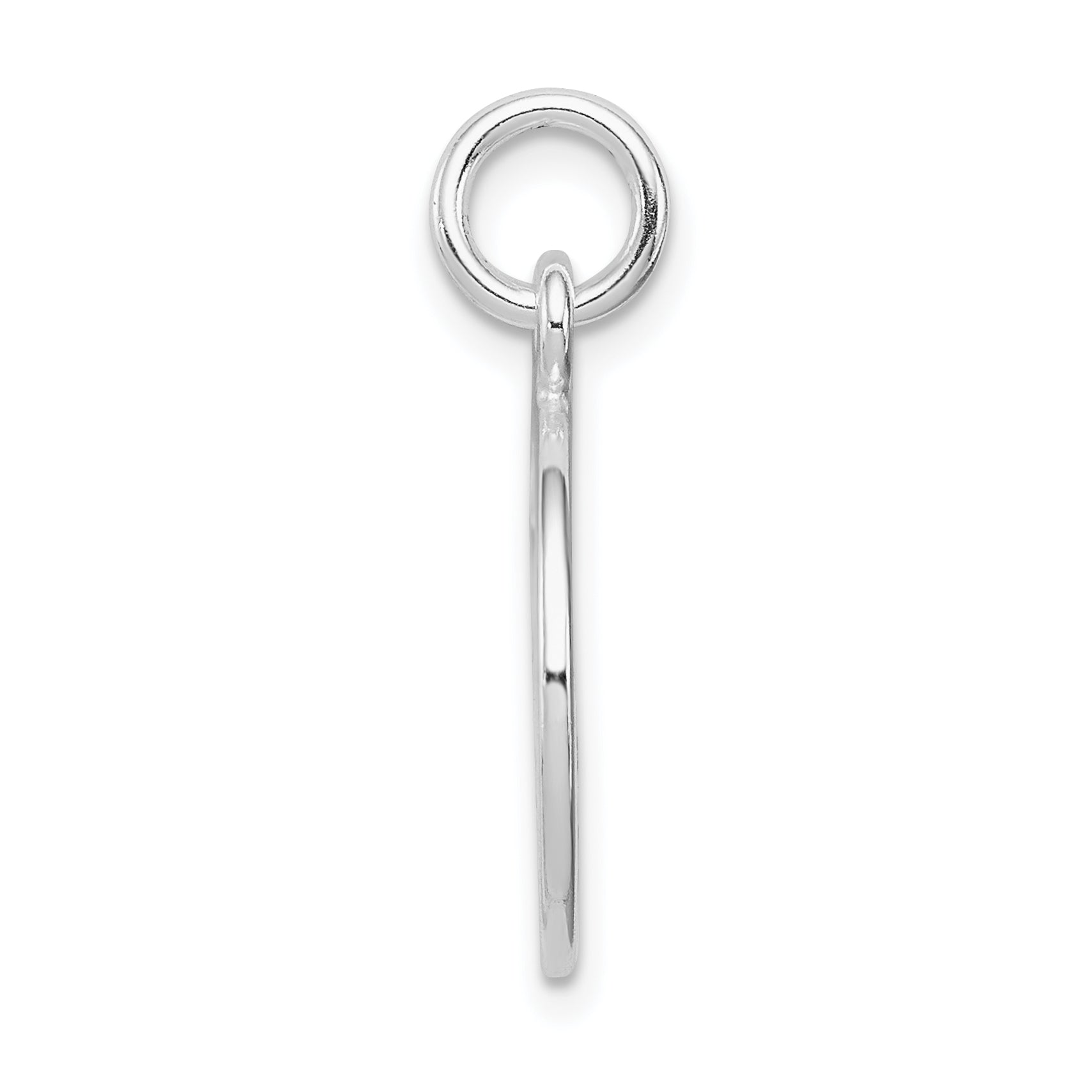 Sophia Jewelers 925 Sterling Silver Peace Charm Polished Rhodium-Plated Secondary image