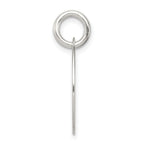 Sterling Silver 925 Love Pendant with Polished Enamel Finish