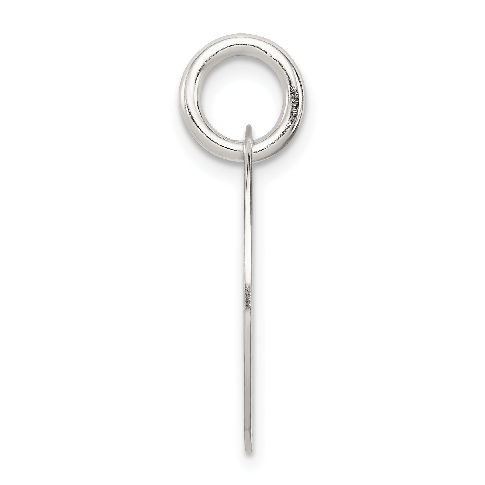 Sterling Silver 925 Love Pendant with Polished Enamel Finish