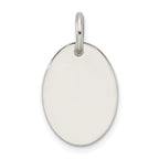 Sterling Silver 925 Love Pendant with Polished Enamel Finish