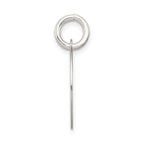 Sterling Silver 925 Faith Pendant with Polished Enamel Finish