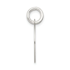 Sterling Silver 925 Faith Pendant with Polished Enamel Finish