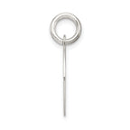 Sterling Silver 925 Believe Pendant with Polished Enamel Finish