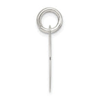 Sophia Jewelers 925 Sterling Silver Polished Hope Pendant with Enamel Detailing