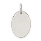 Sophia Jewelers 925 Sterling Silver Polished Hope Pendant with Enamel Detailing