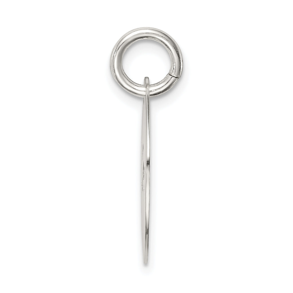 Sterling Silver 925 Joy Pendant with Polished Enamel Finish