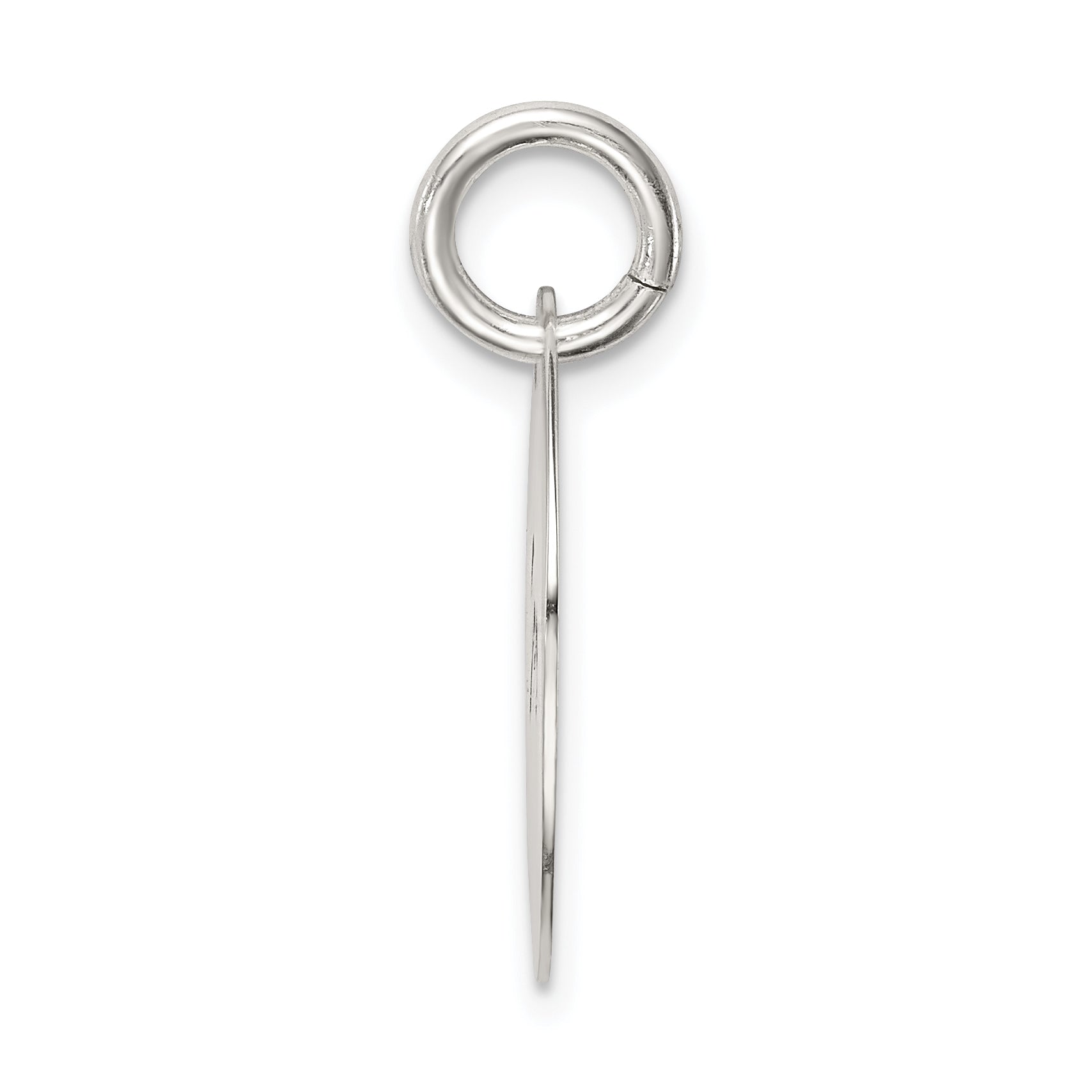 Sterling Silver 925 Joy Pendant with Polished Enamel Finish