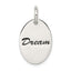 Sterling Silver Polished Enamel Dream Pendant