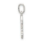 Sterling Silver 925 Love Pendant with Polished Anti-Tarnish Finish
