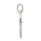 Sterling Silver 925 Faith Pendant with Polished Anti-Tarnish Finish