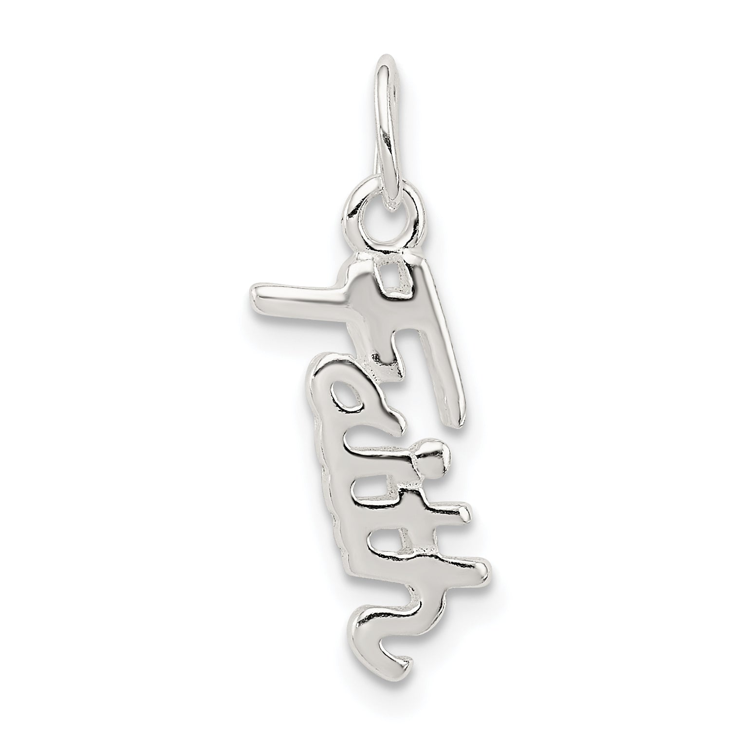 Sterling Silver Faith Pendant Main image