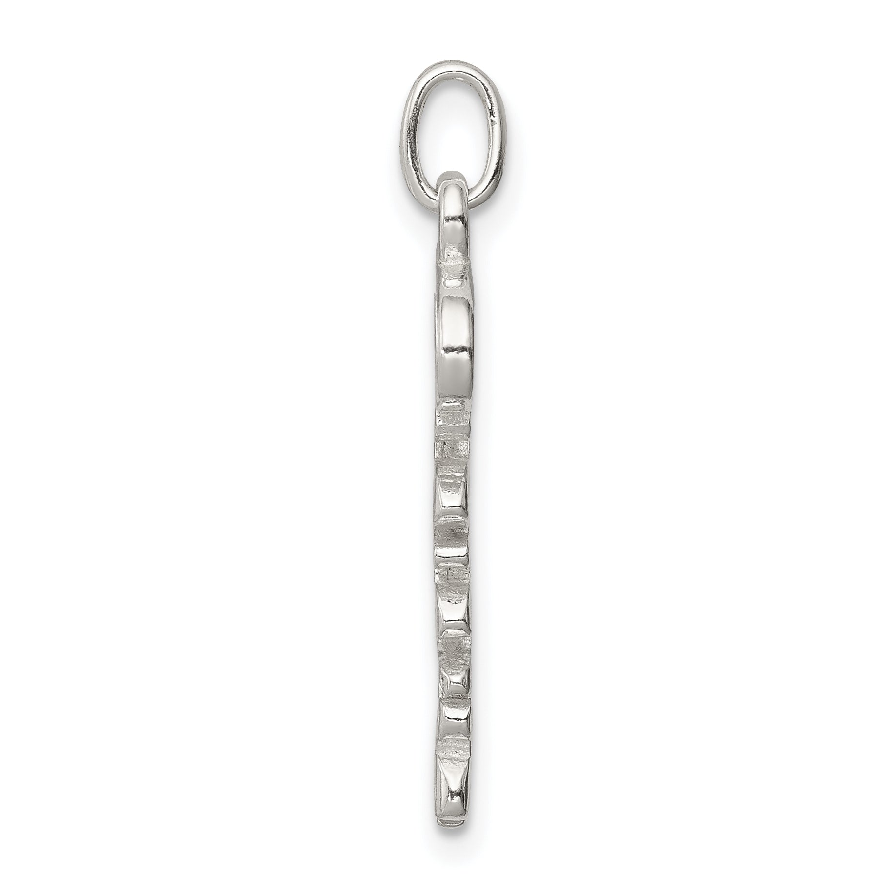 Sterling Silver 925 Believe Pendant with Polished Anti-Tarnish Finish Secondary image
