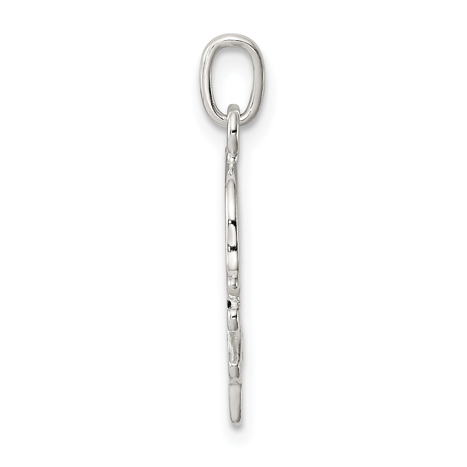 925 Sterling Silver Enameled Girl Charm with Polished Anti-Tarnish Finish