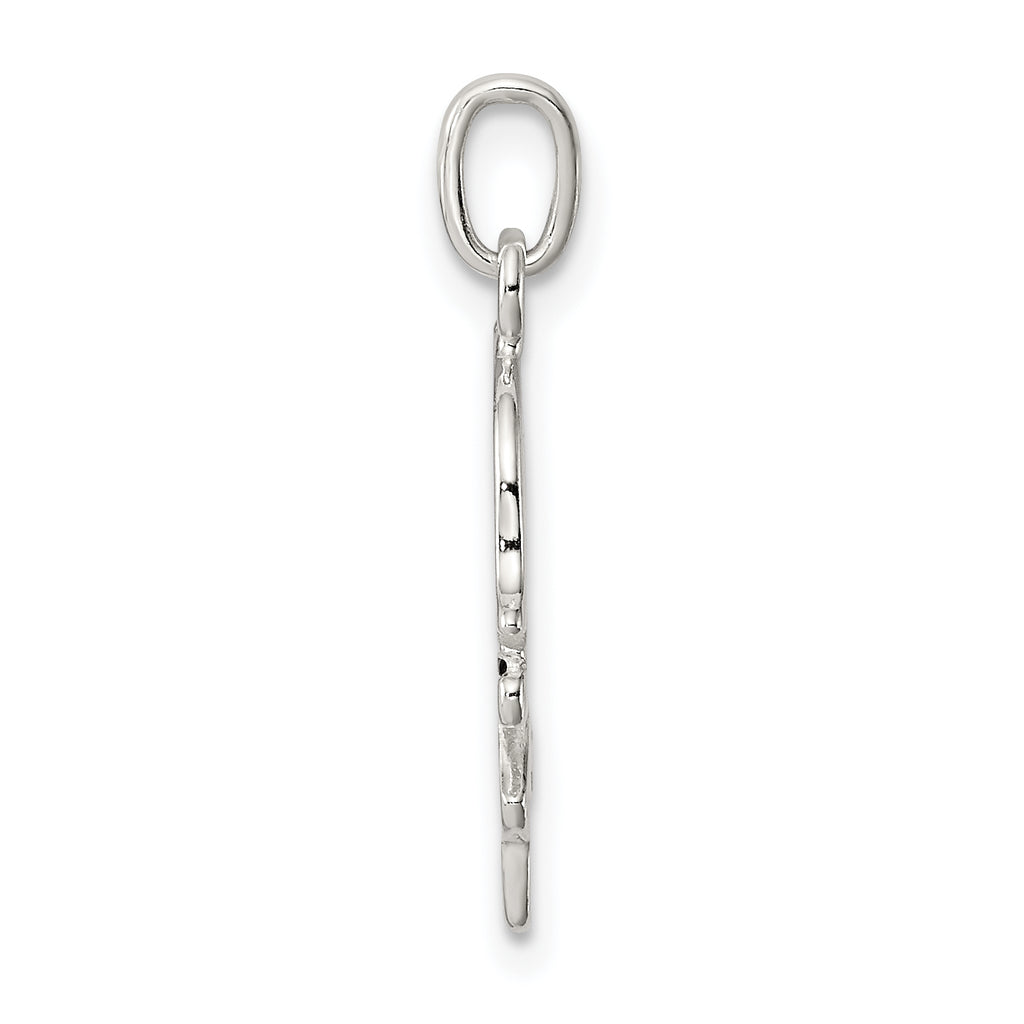 925 Sterling Silver Enameled Girl Charm with Polished Anti-Tarnish Finish