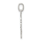 925 Sterling Silver Enameled Girl Charm with Polished Anti-Tarnish Finish