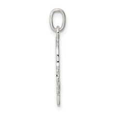 925 Sterling Silver Enameled Girl Charm with Polished Anti-Tarnish Finish