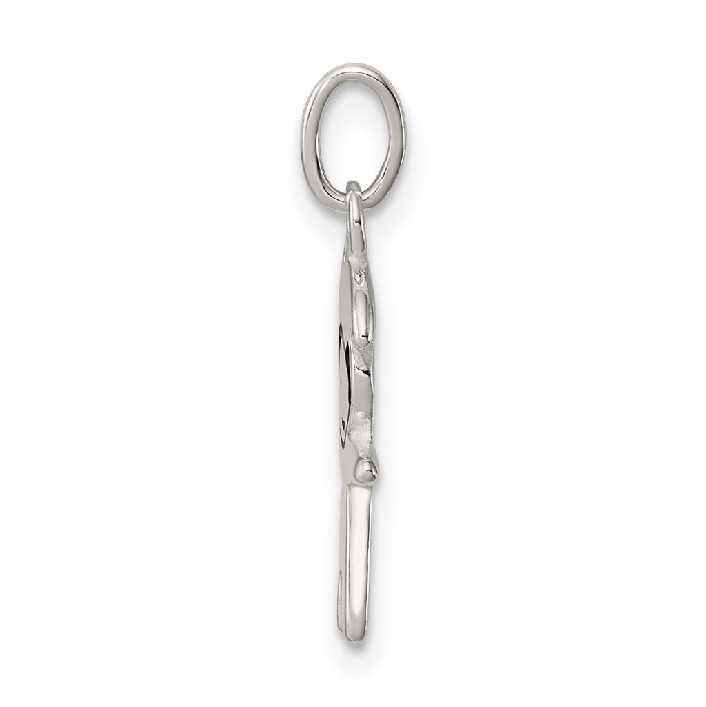 Sterling Silver 925 Enameled Boy Charm with Polished Anti-Tarnish Finish