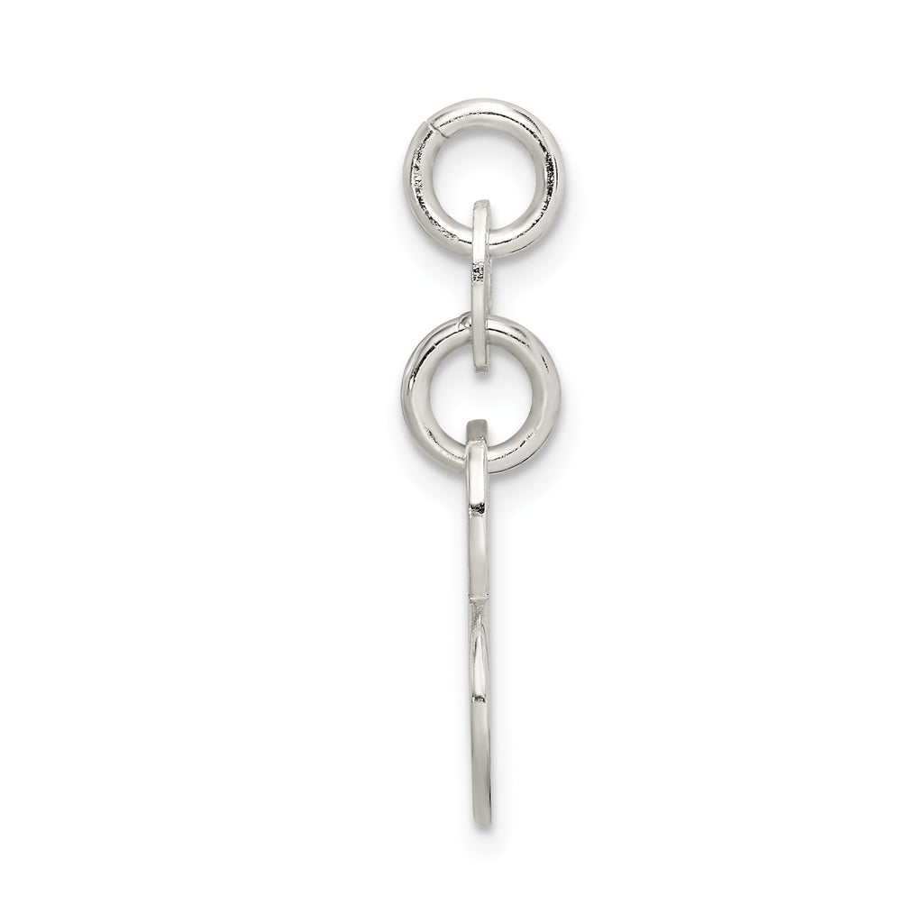 Sophia Jewelers Sterling Silver Enamel Girl Charm with Polished Anti-Tarnish Finish