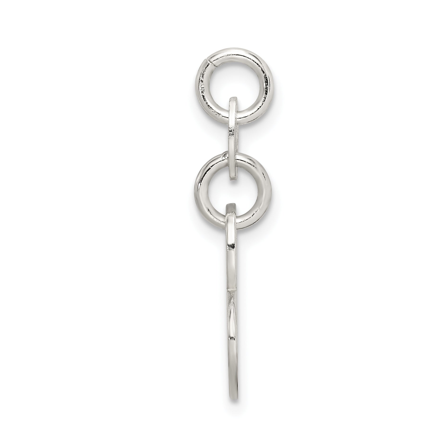 Sophia Jewelers Sterling Silver Enamel Girl Charm with Polished Anti-Tarnish Finish