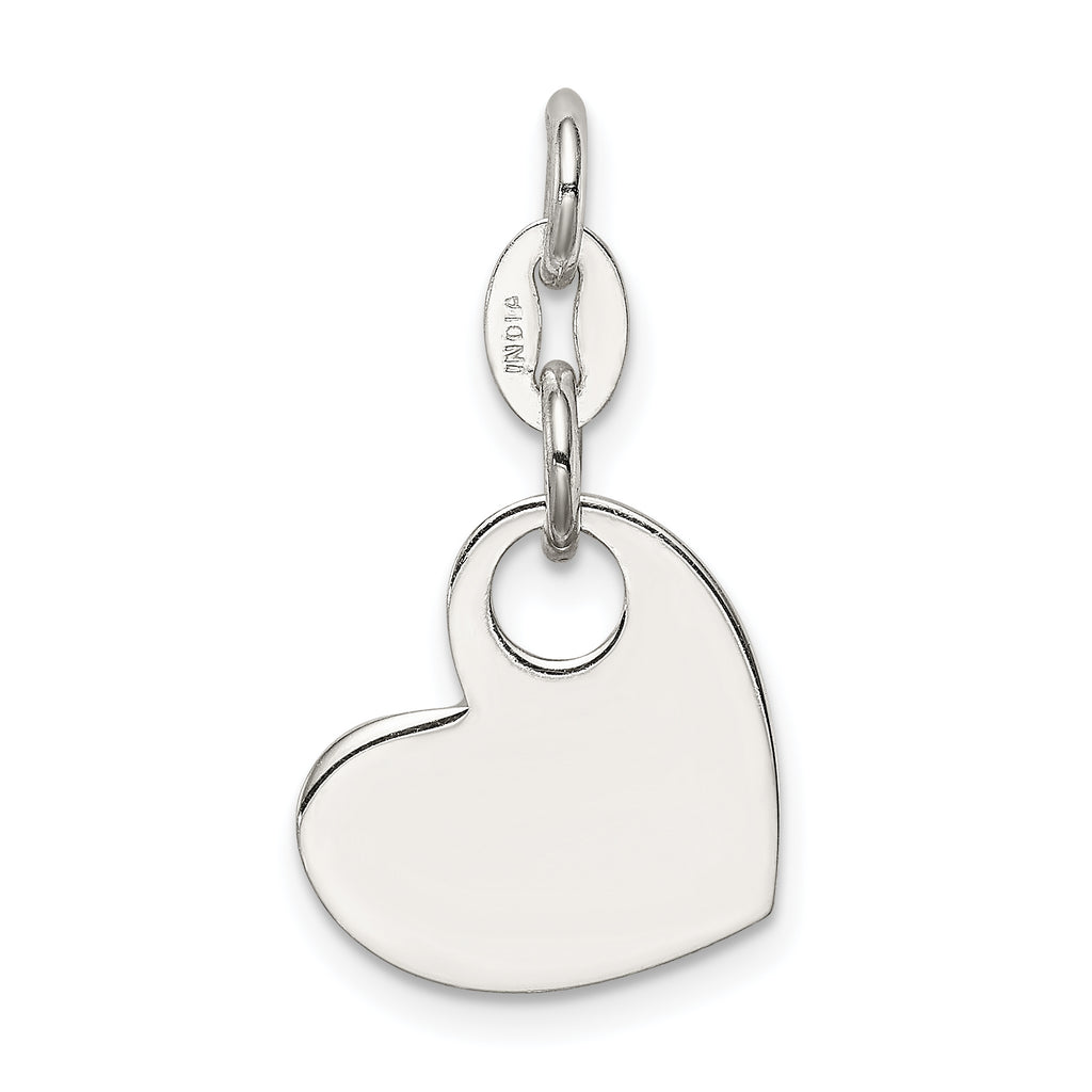 Sophia Jewelers Sterling Silver Enamel Girl Charm with Polished Anti-Tarnish Finish