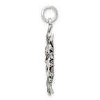 Sophia Jewelers Vintage Inspired Sterling Silver Sun Charm for Men