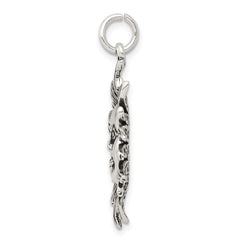 Sophia Jewelers Vintage Inspired Sterling Silver Sun Charm for Men