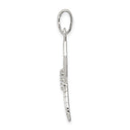 Sophia Jewelers Sterling Silver Dragonfly Pendant with Clear CZ Elegance