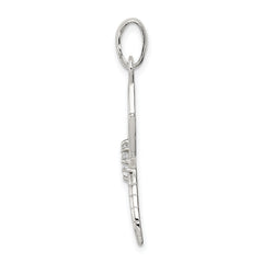 Sophia Jewelers Sterling Silver Dragonfly Pendant with Clear CZ Elegance
