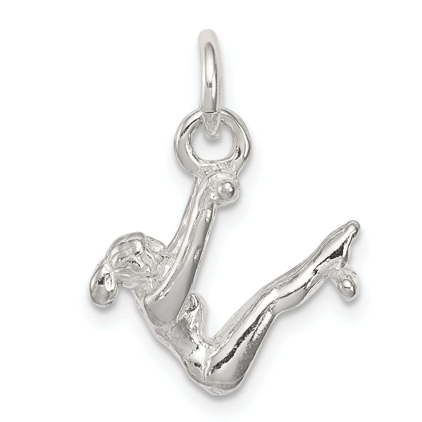 Sterling Silver Gymnast Charm Main image