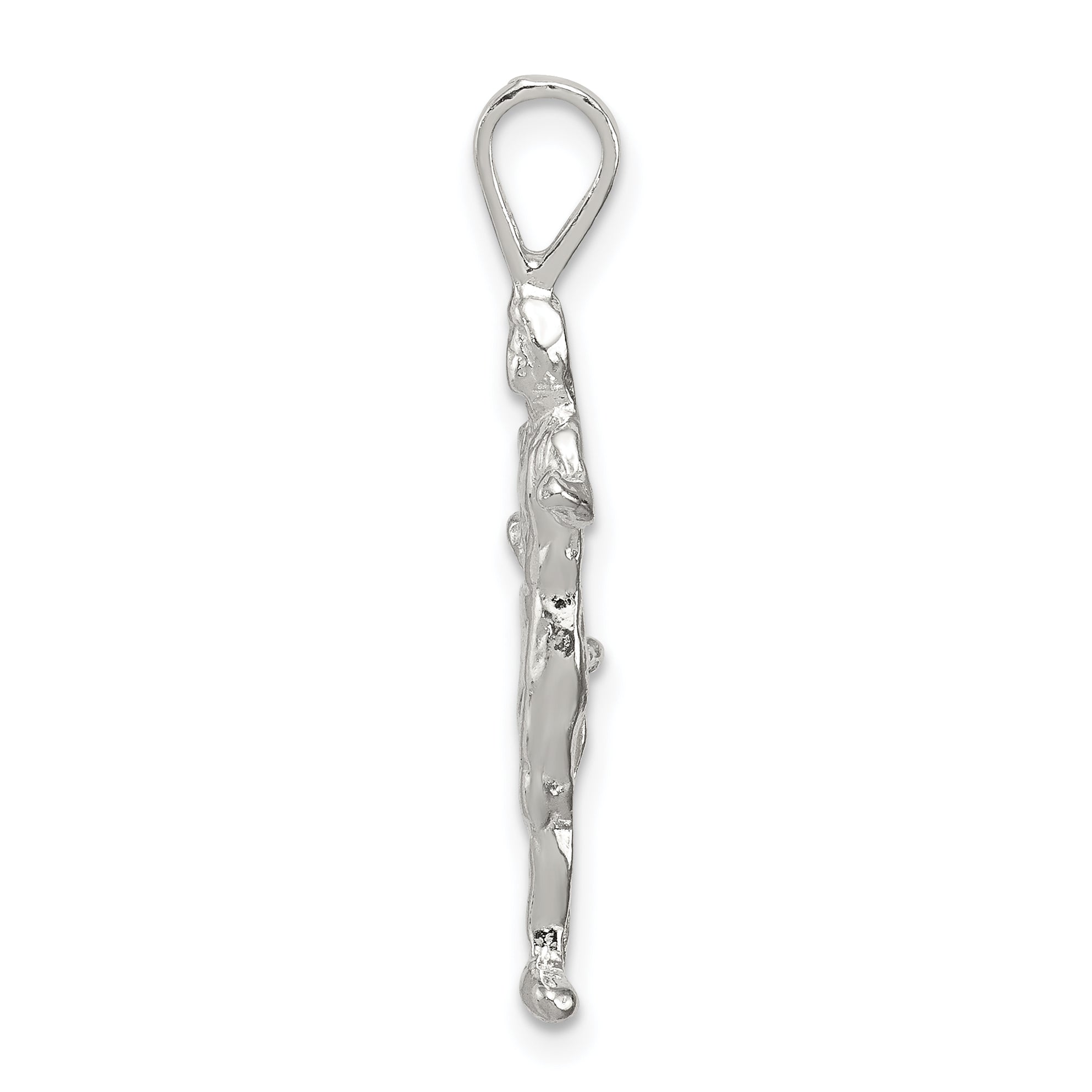 Sophia Jewelers 925 Sterling Silver Polished Anti-Tarnish Runner Pendant Secondary image