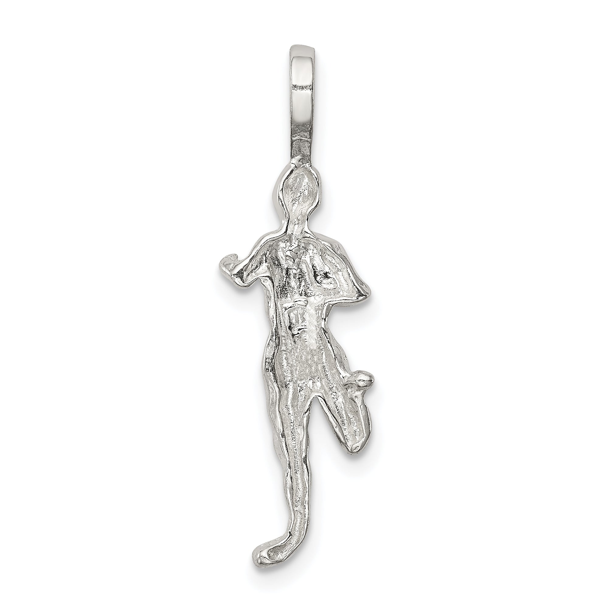 Sophia Jewelers 925 Sterling Silver Polished Anti-Tarnish Runner Pendant