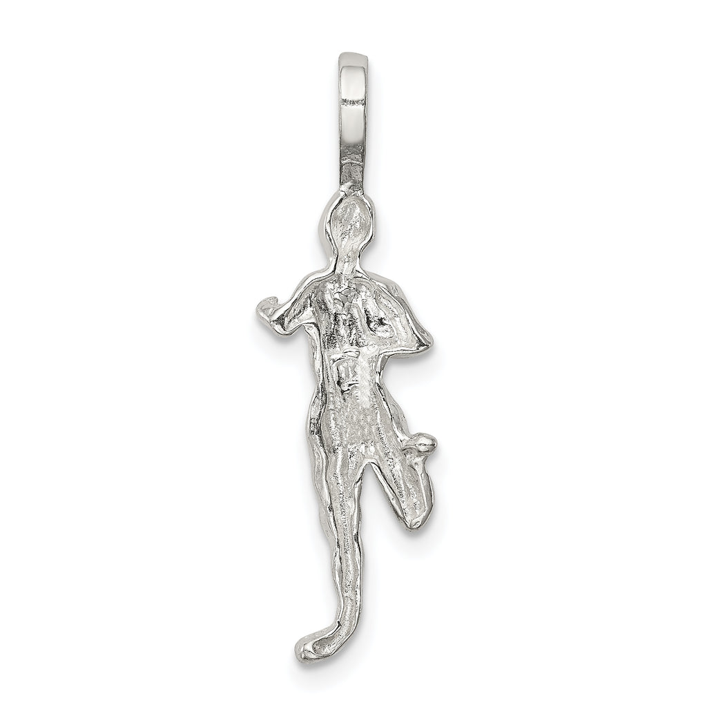 Sophia Jewelers 925 Sterling Silver Polished Anti-Tarnish Runner Pendant