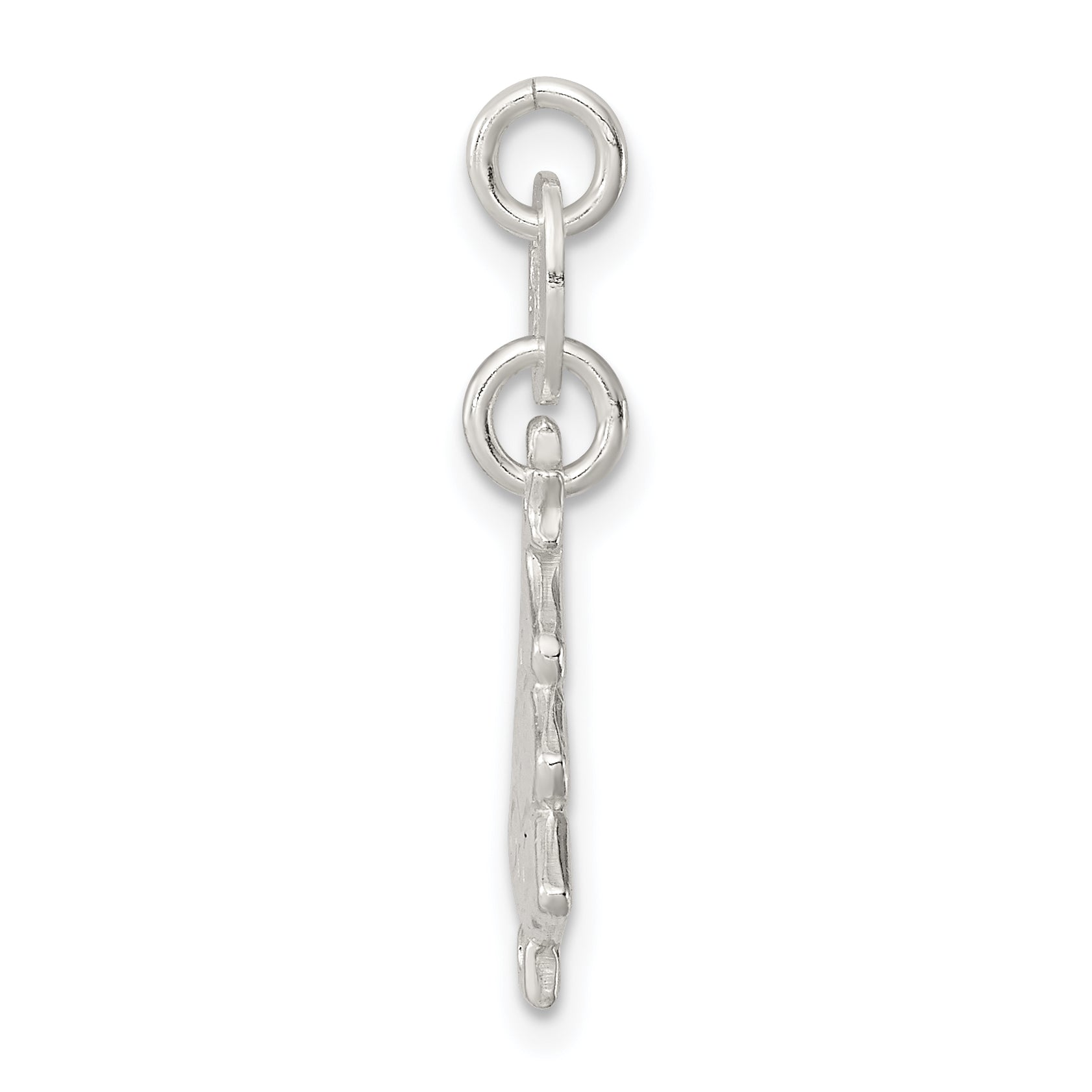 Sophia Jewelers Solid Sterling Silver Christmas Tree Charm with Polished Finish Secondary image