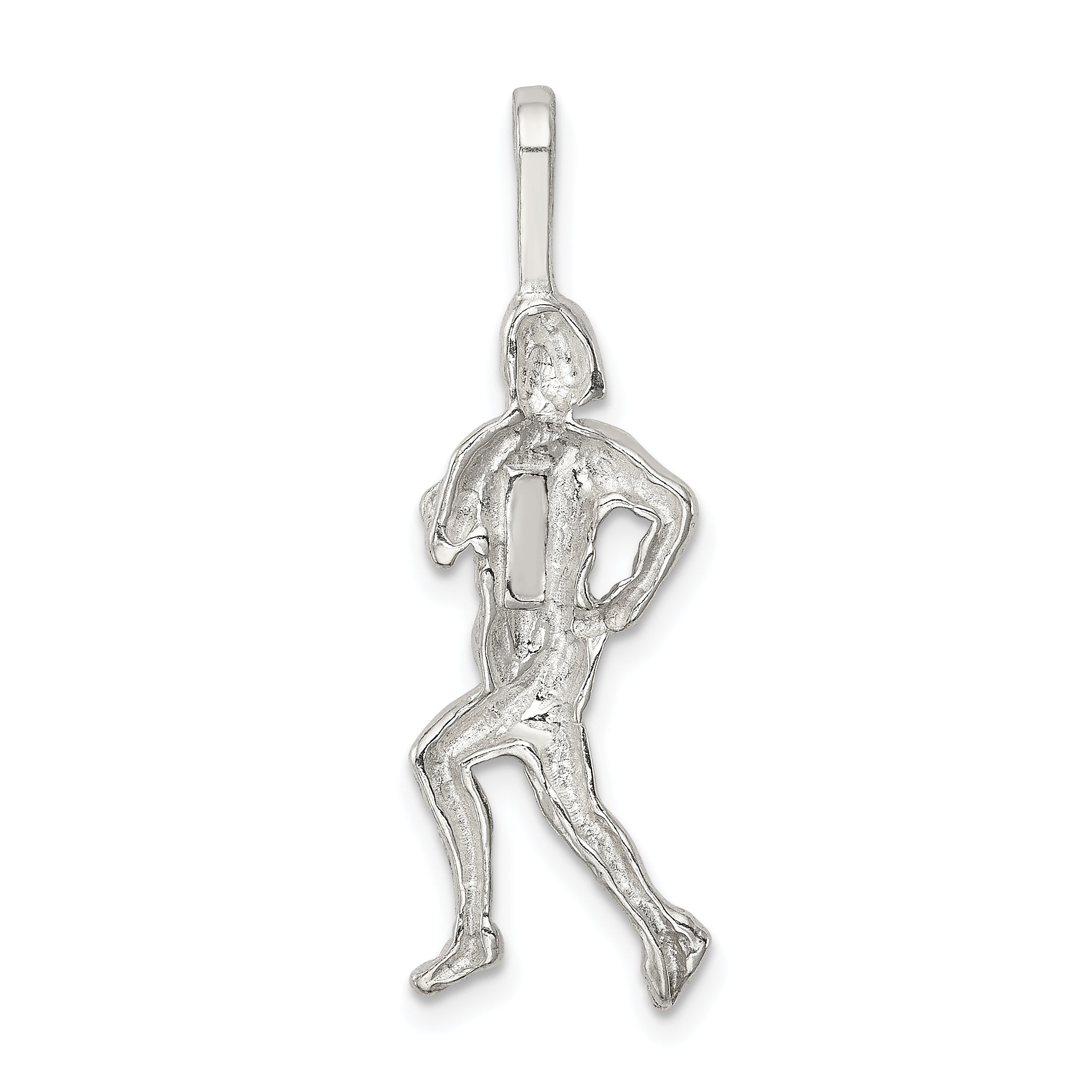 Sterling Silver Runner Pendant