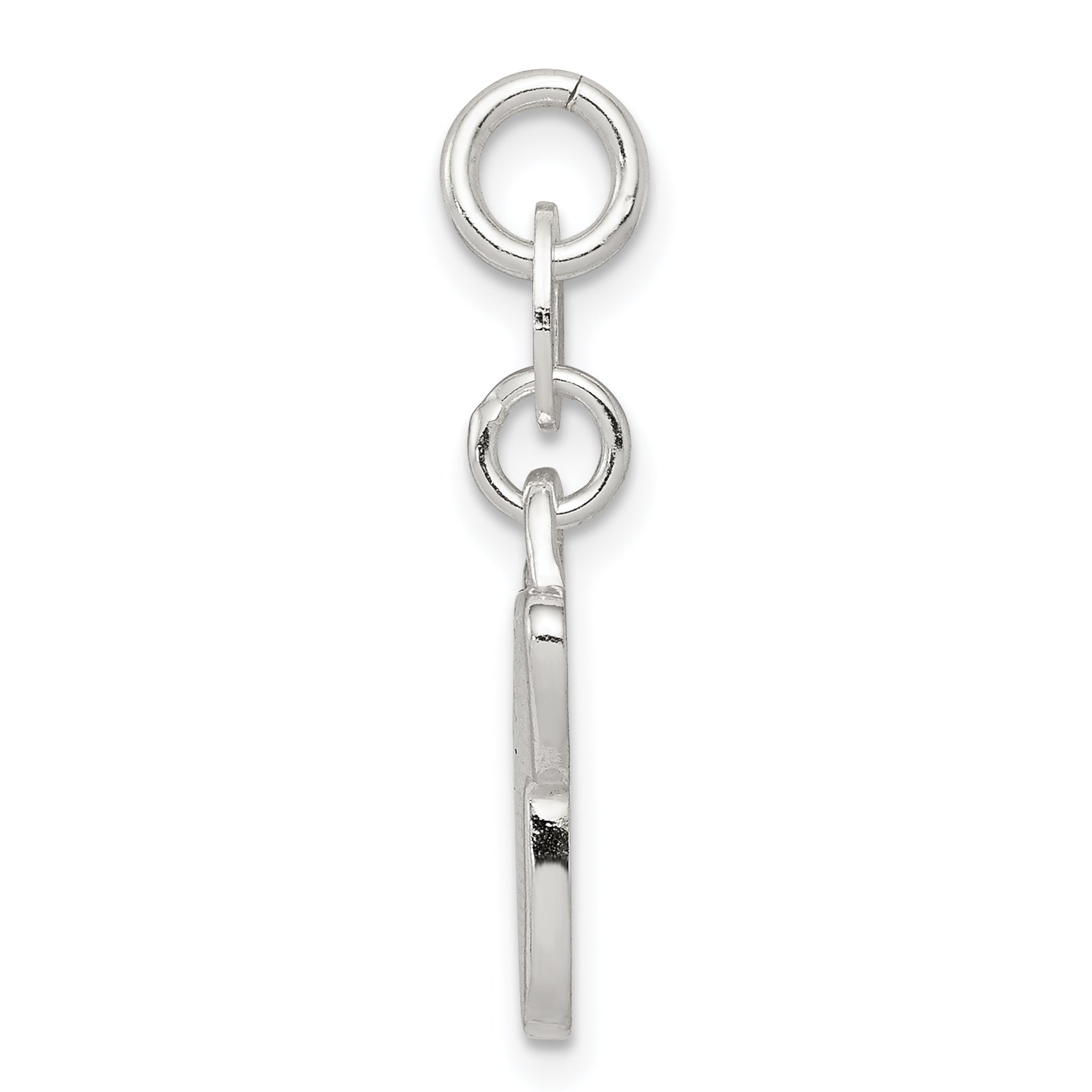 Sterling Silver 925 Airplane Charm with Polished Anti-Tarnish Finish Secondary image