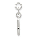 Sterling Silver 925 Airplane Charm with Polished Anti-Tarnish Finish