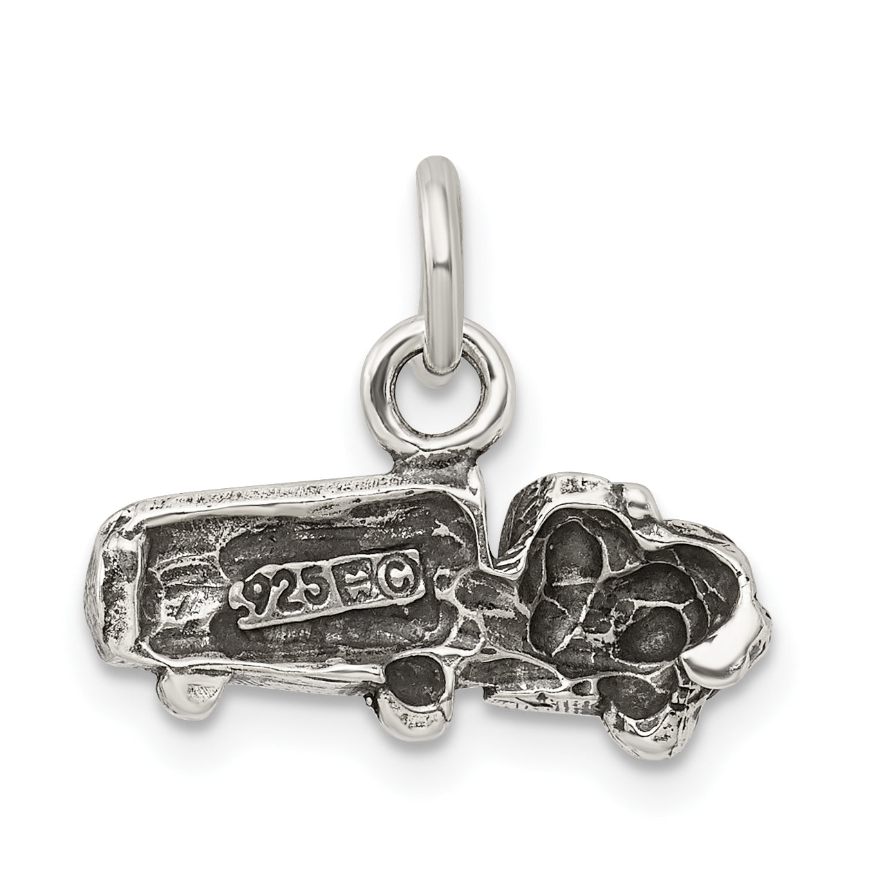 Sterling Silver Antiqued Truck Charm