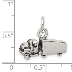 Sterling Silver Antiqued Truck Charm