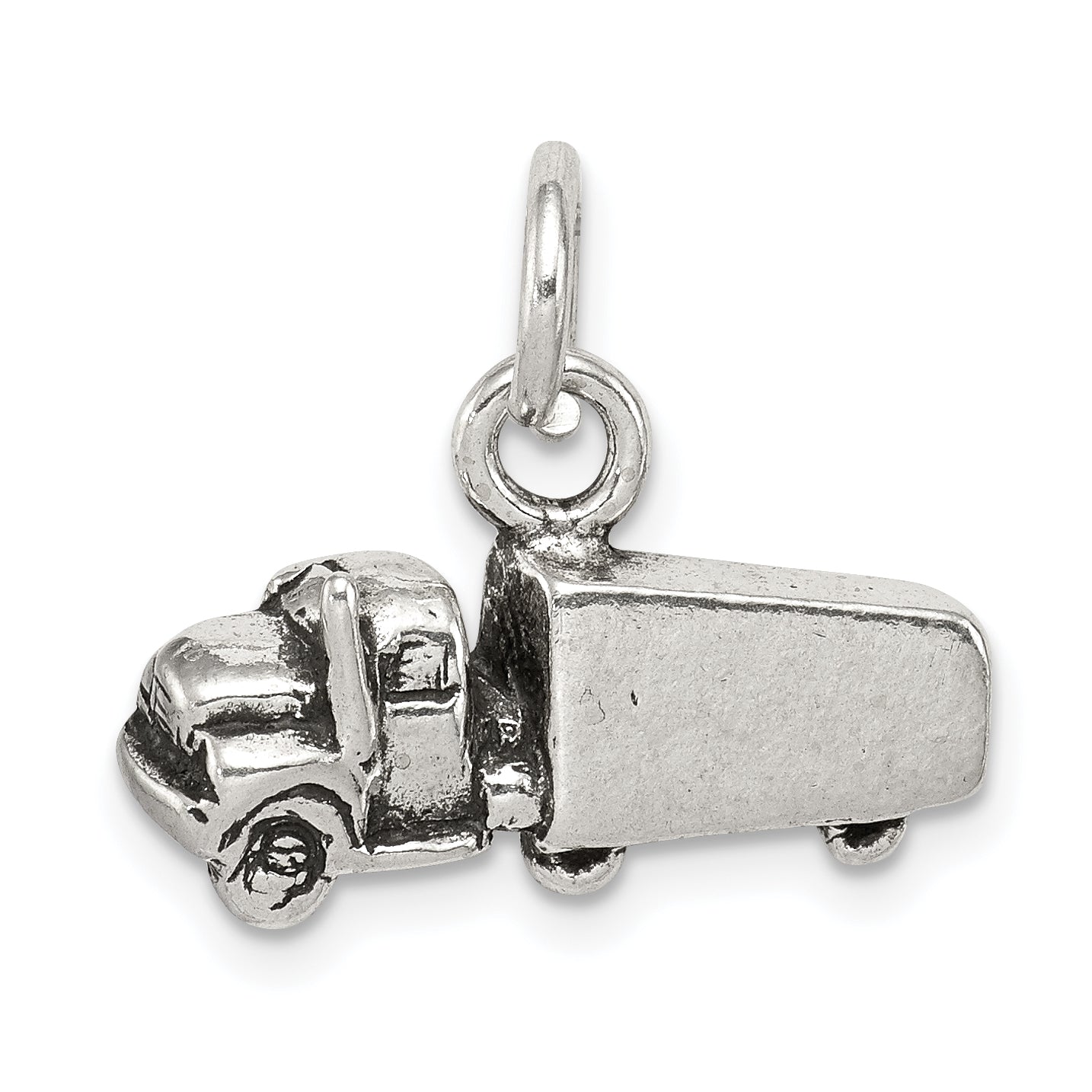 Sterling Silver Antiqued Truck Charm Main image