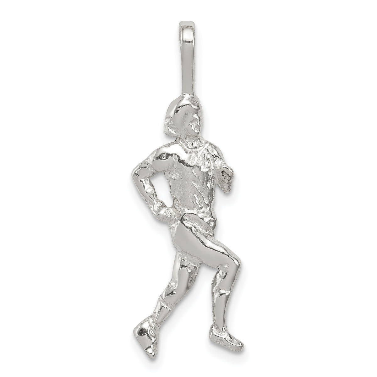 Sterling Silver Runner Pendant