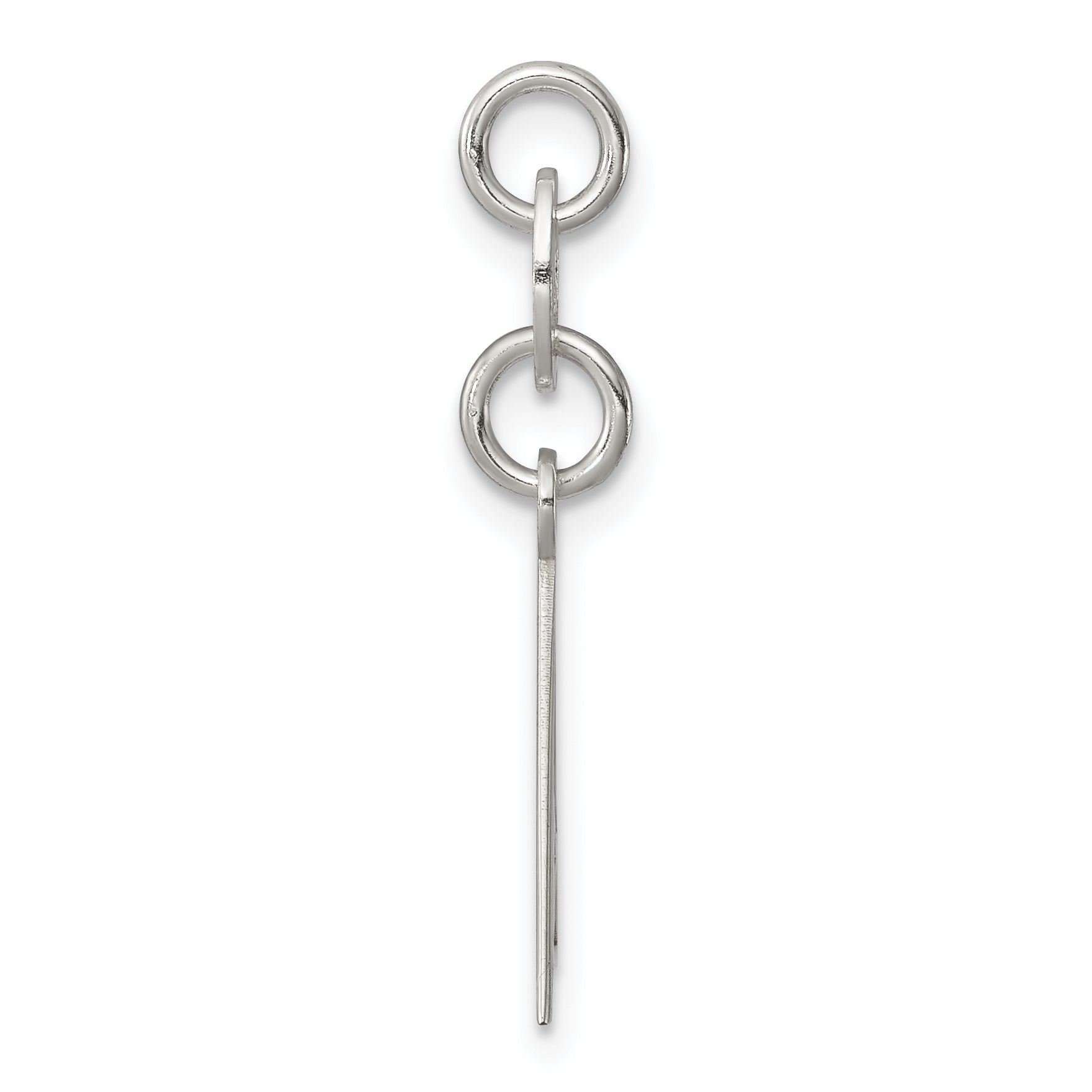 Sterling Silver 925 Evil Eye Charm with Polished Anti-Tarnish Finish