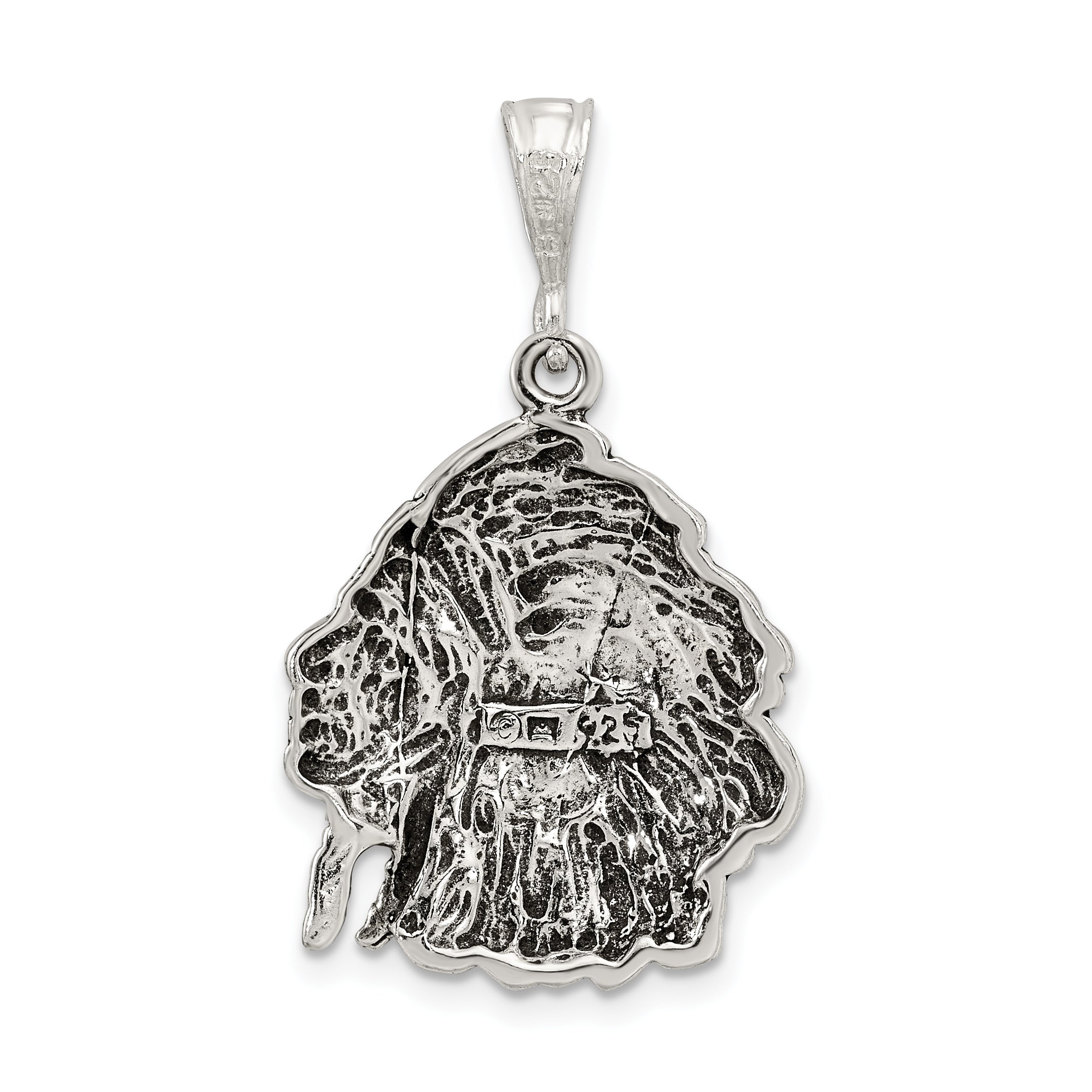 Sterling Silver Antiqued Man Charm