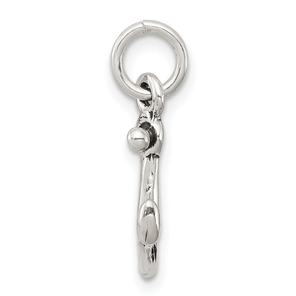 Sterling Silver 925 Anchor Charm with Antique Finish Nautical Elegance