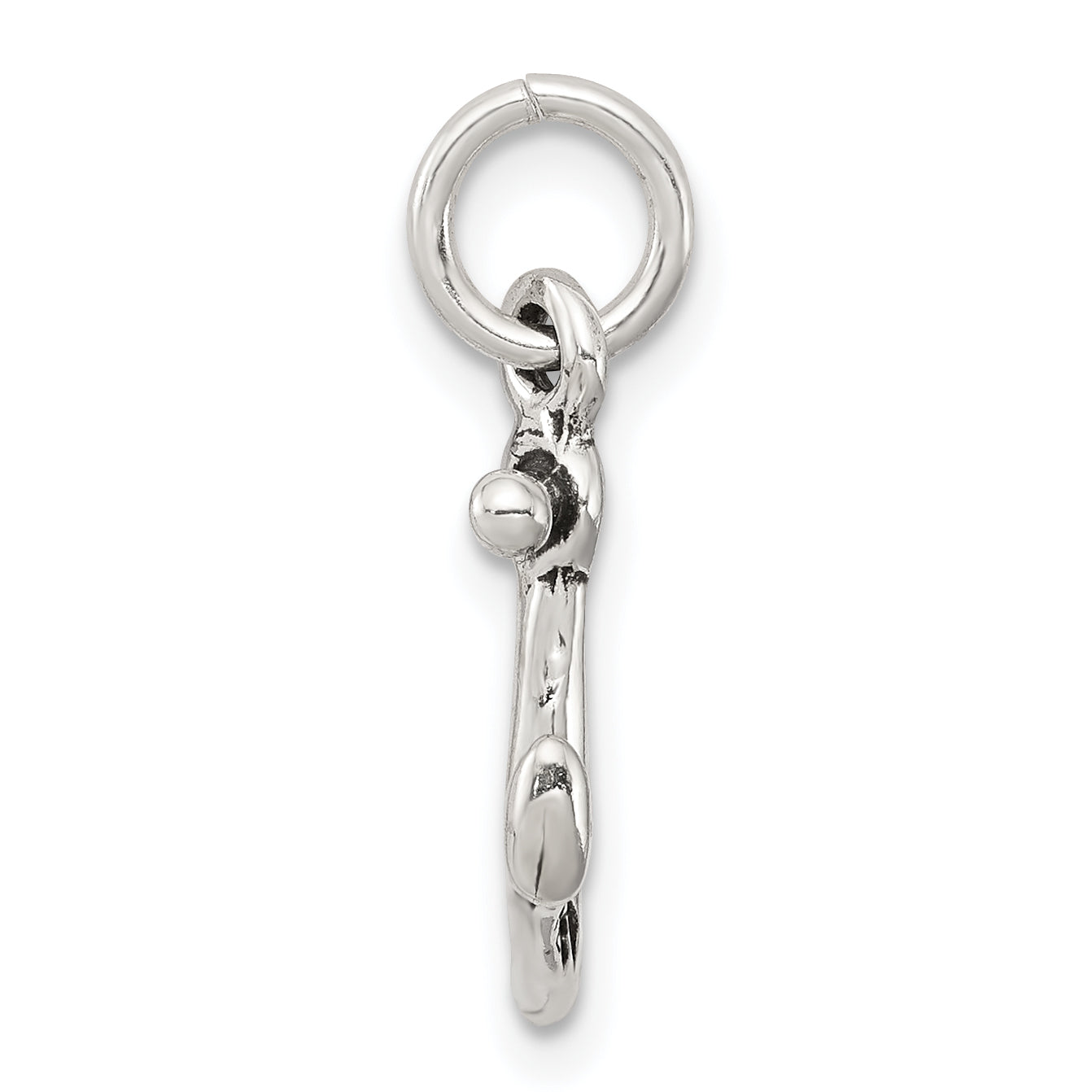Sterling Silver 925 Anchor Charm with Antique Finish Nautical Elegance