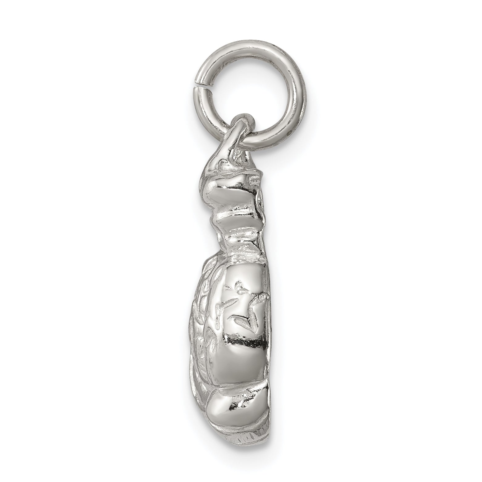 Sterling Silver Polished Boxing Gloves Charm for Men Anti-Tarnish Secondary image