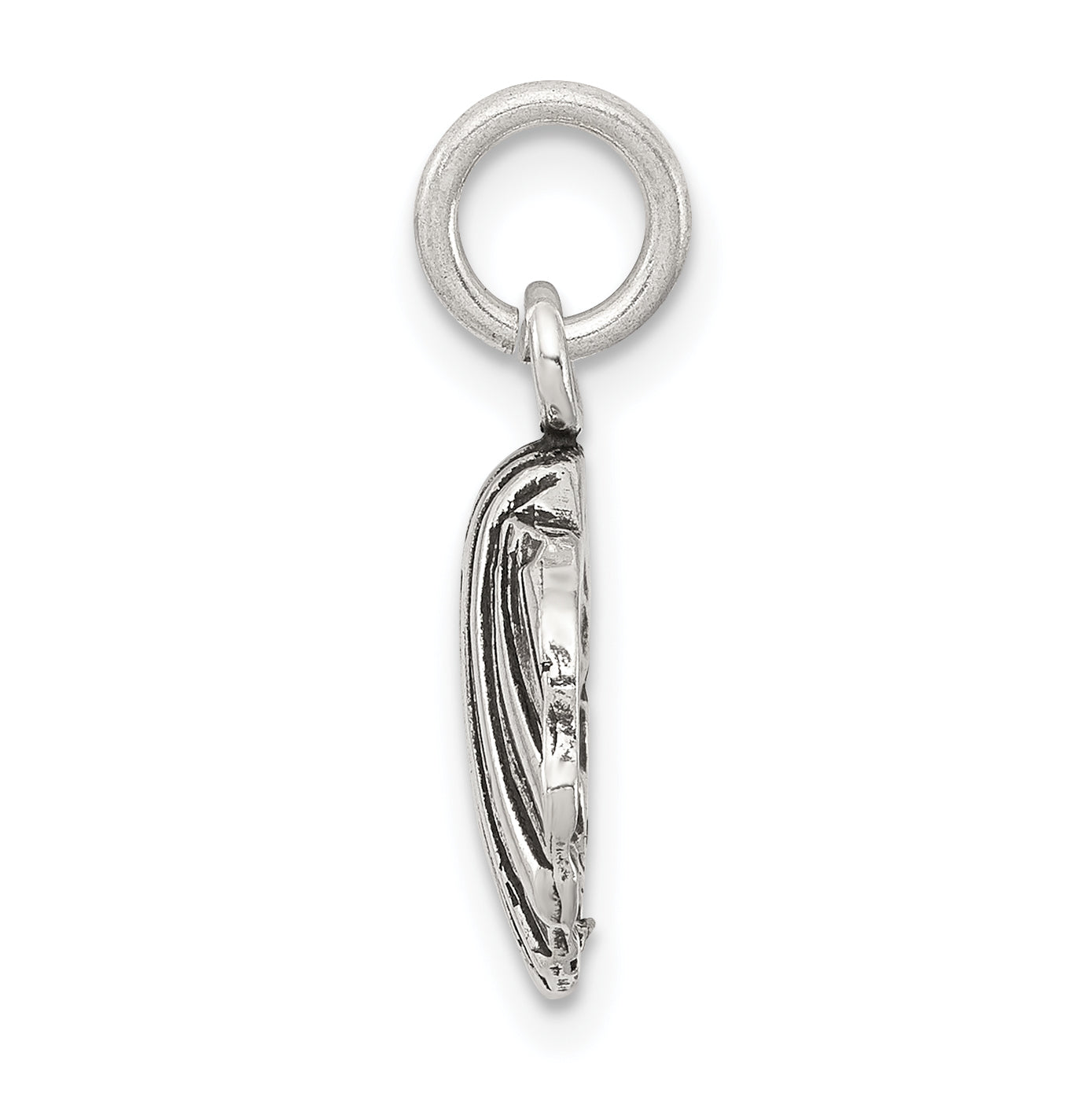 Sophia Jewelers Sterling Silver Antiqued Seashell Charm Vintage Elegance Secondary image