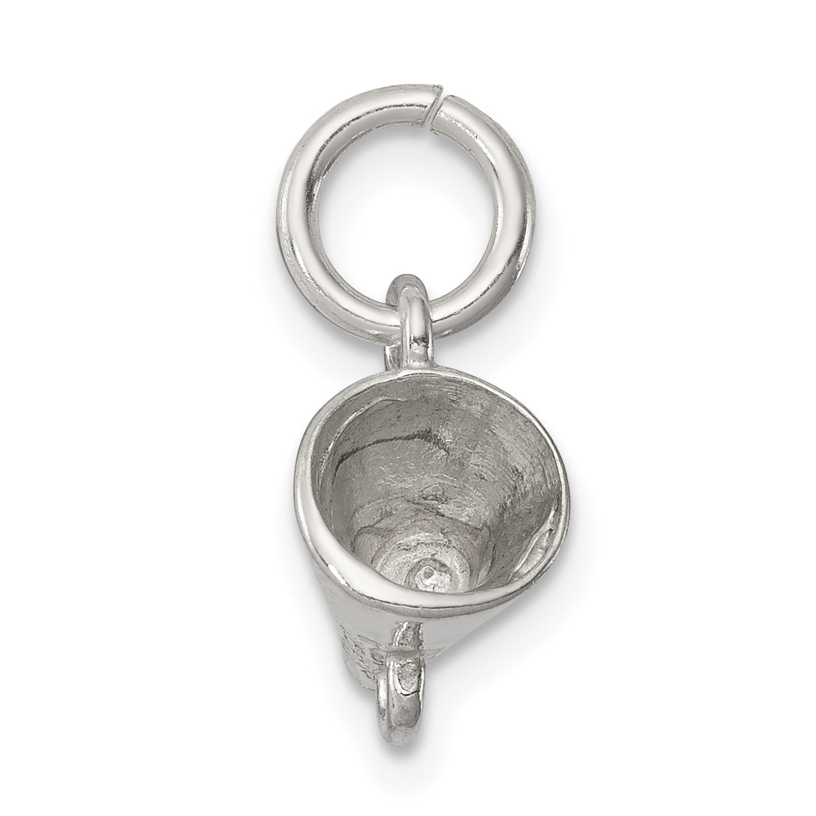 Sophia Jewelers Sterling Silver Polished Megaphone Charm with Anti-Tarnish Finish Secondary image